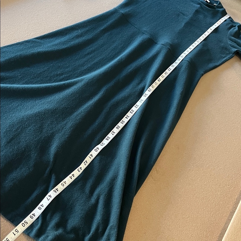 VINCE Mock Neck Long Sleeve A-Line Dress Size Large - Picture 8 of 12